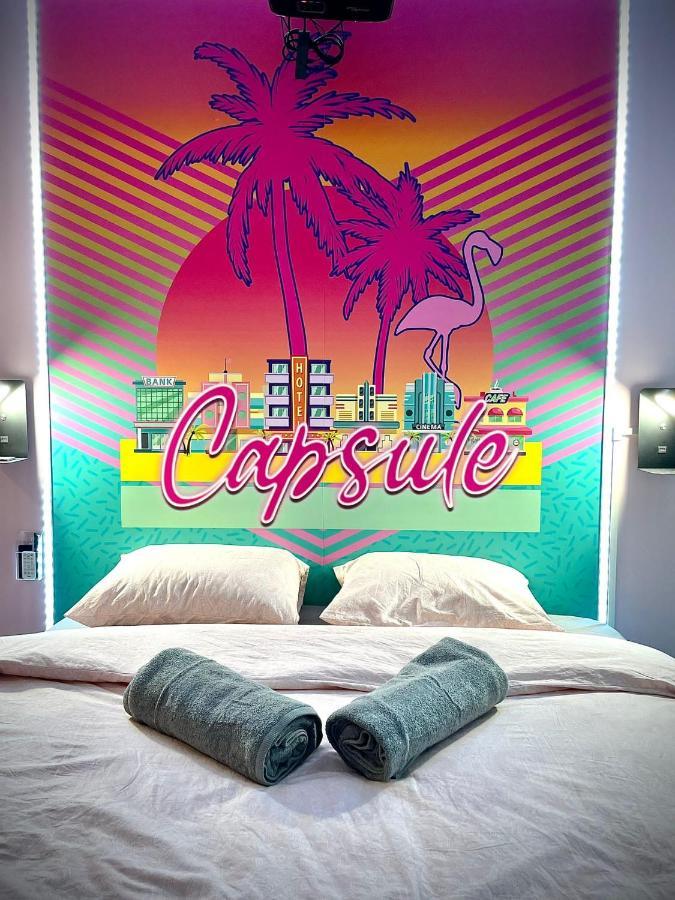 Capsule Miami Vice - Jacuzzi - Billard - Ecran Cinema & Netflix - Ping-Pong - Nintendo & Jeux- Liévin Eksteriør billede